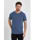 T-shirt trend art.2092 niebieski (lacivert melanj)